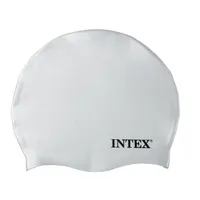 Gorro de Natación Silicona Silicone Swim Cap Blanco