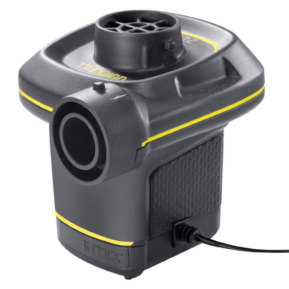 INTEX - Inflador Eléctrico Corriente 220-240V + Adaptador de Auto 12 V Quick-Fill AC/DC