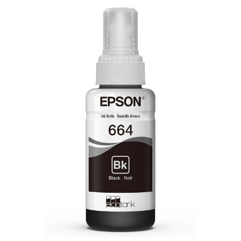EPSON - Botella De Tinta Impresora Epson L120 - T664 De 70ml Negro