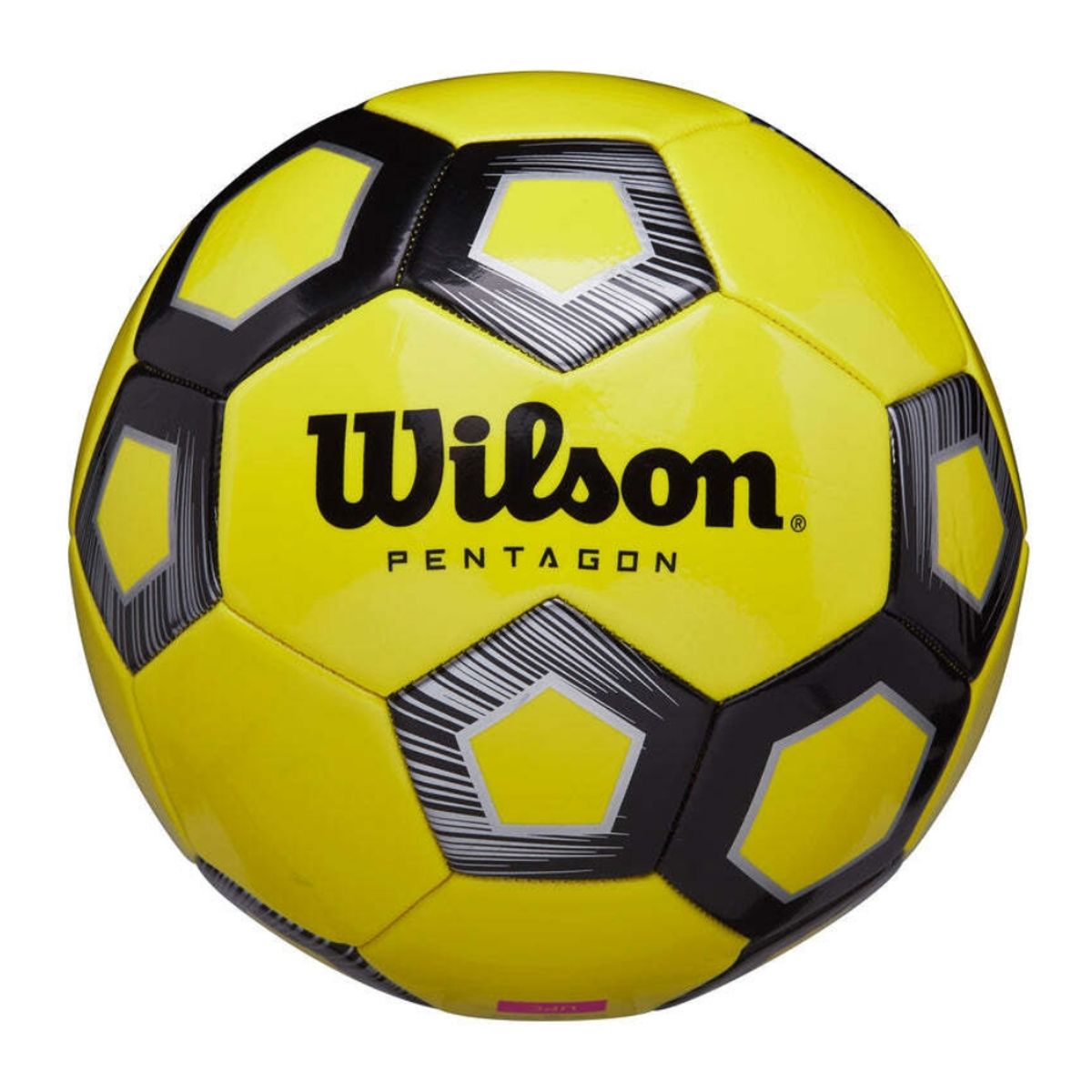 WILSON - Balón Futbol Pentagon Tamaño 5 Amarillo