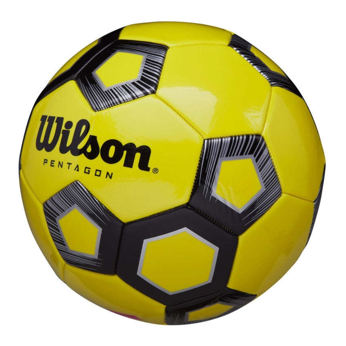 WILSON - Balón Futbol Pentagon Tamaño 5 Amarillo