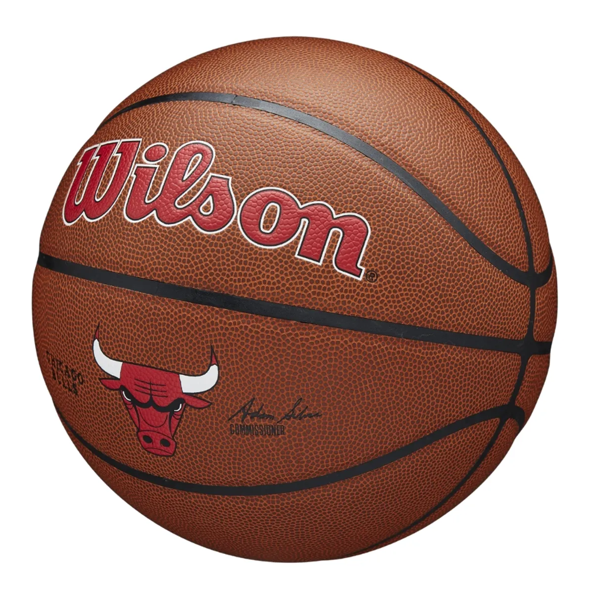 WILSON - Balón Basketball NBA Team Alliance Chicago Bulls Tamaño 7