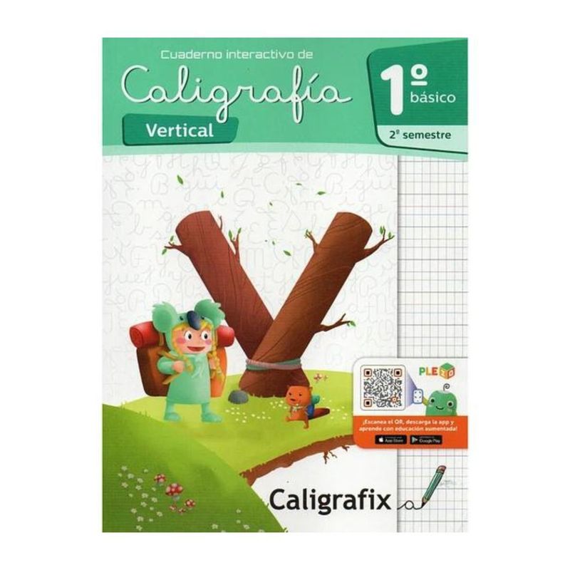 CALIGRAFIX - Caligrafía Vertical Primero Básico Segundo Semestre Caligrafix C12v