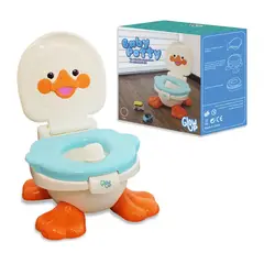 GLOWUP - Pelela Patito Duck Baby Potty 3en1 Celeste