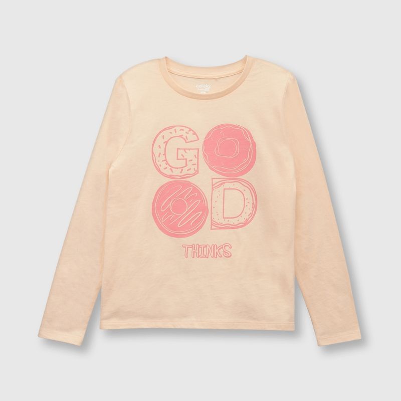 COLLOKY - Polera de niña estampada rose (2 a 12 años)