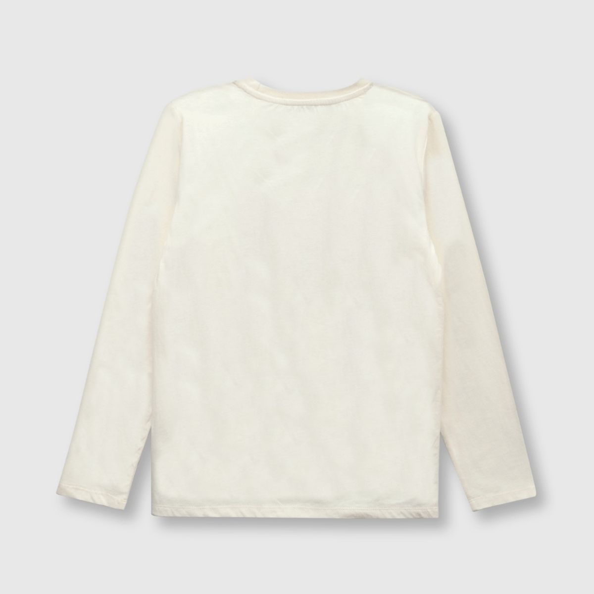 COLLOKY - Polera de niño estampada off white (2 a 12 años)