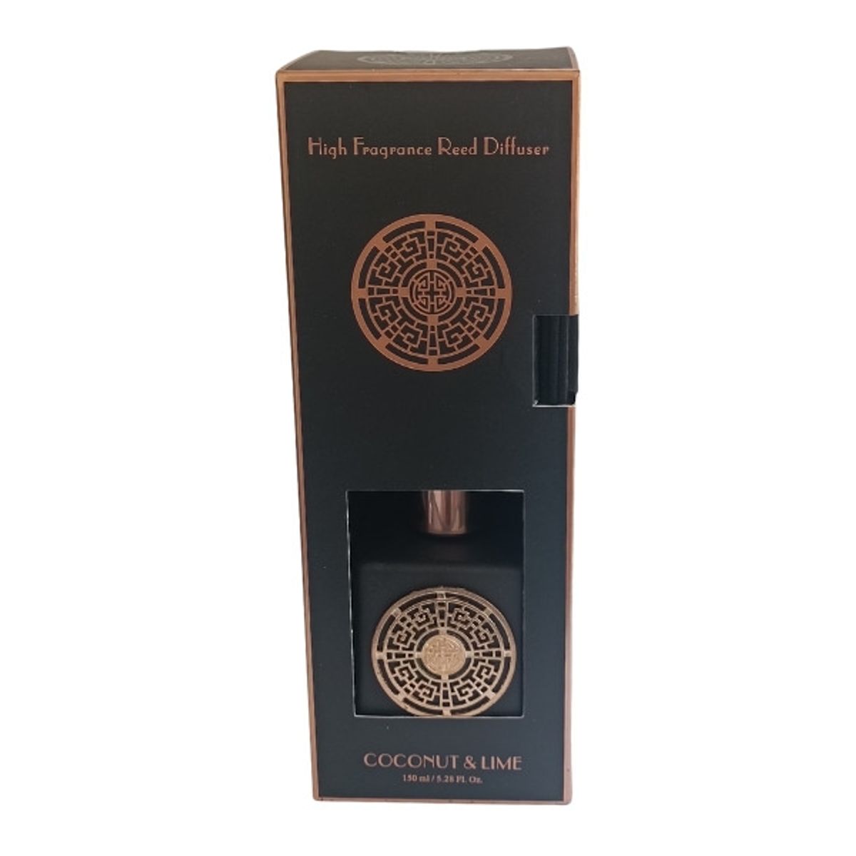 GENERICO - Difusor botella de vidrio 150ml Aroma Coconut and Lime