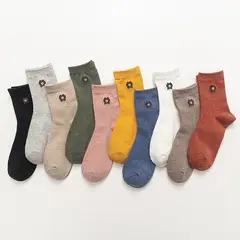 EVERSO - Pack12 Pares Calcetín Grueso Mujer Algodón Diabéticos Sin Costura_.