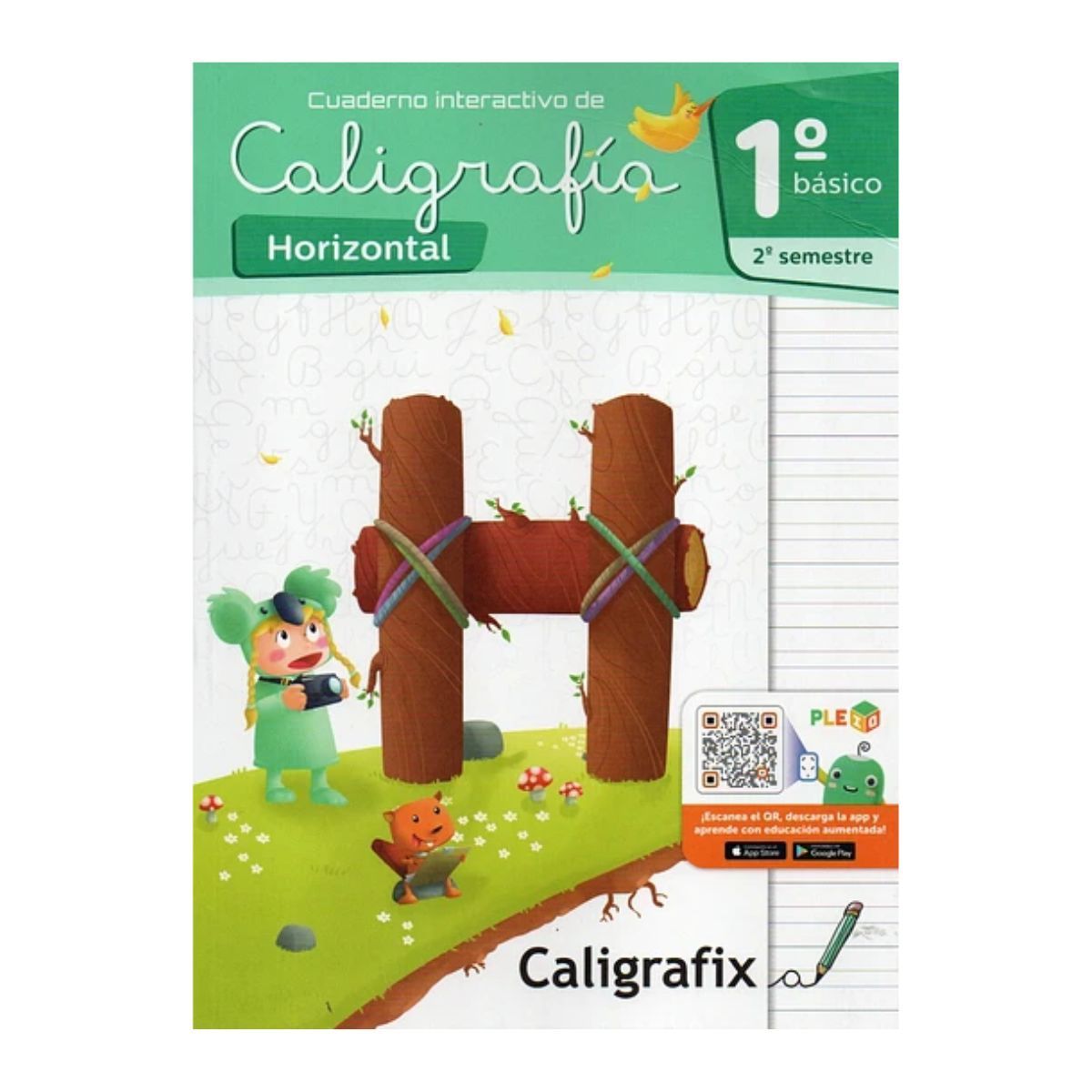 CALIGRAFIX - Caligrafía Horizontal Primero Básico Segundo Semestre Caligrafix C12h