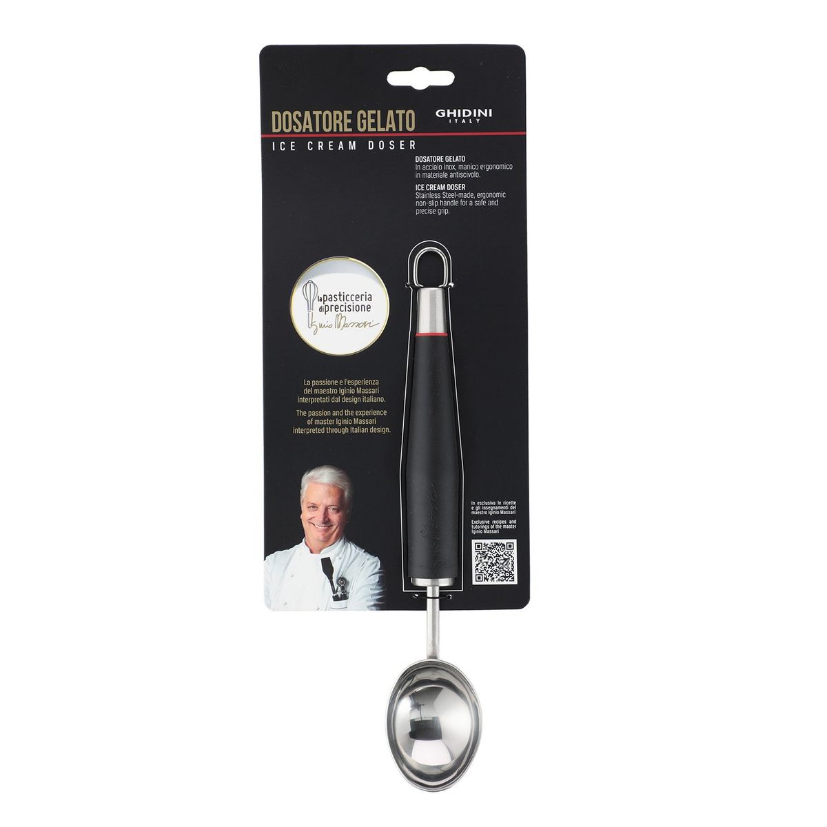 GHIDINI - Cuchara para servir Helado Massari