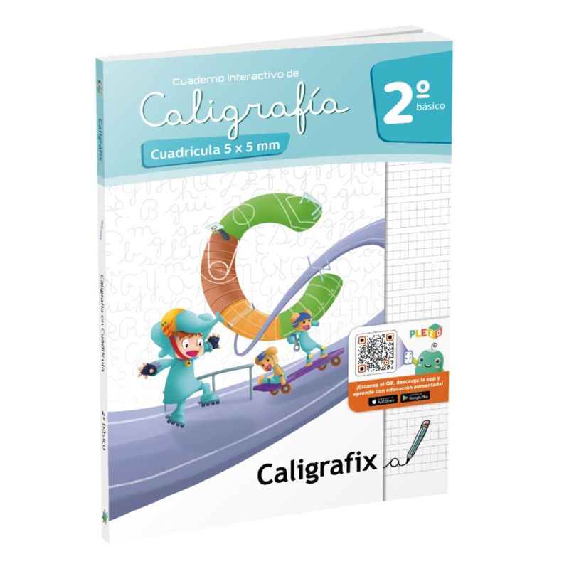 CALIGRAFIX - Caligrafía En Cuadrícula Segundo Básico Caligrafix C20c