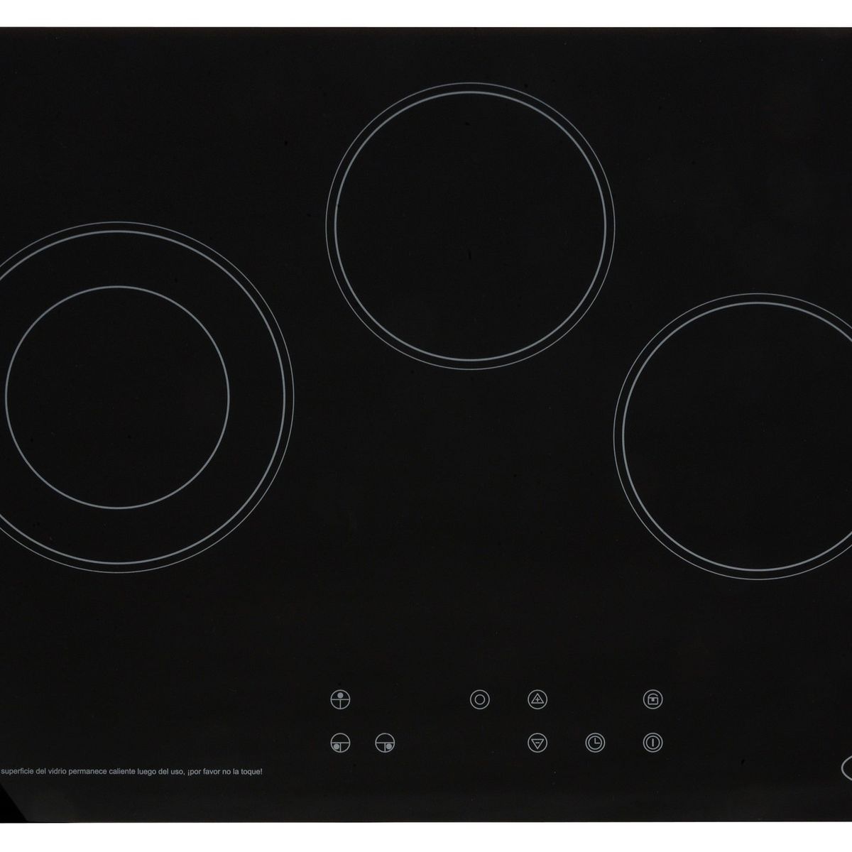 ALBIN TROTTER - Encimera Empotrada Eléctrica at-xn Glass Fein 3 Platos