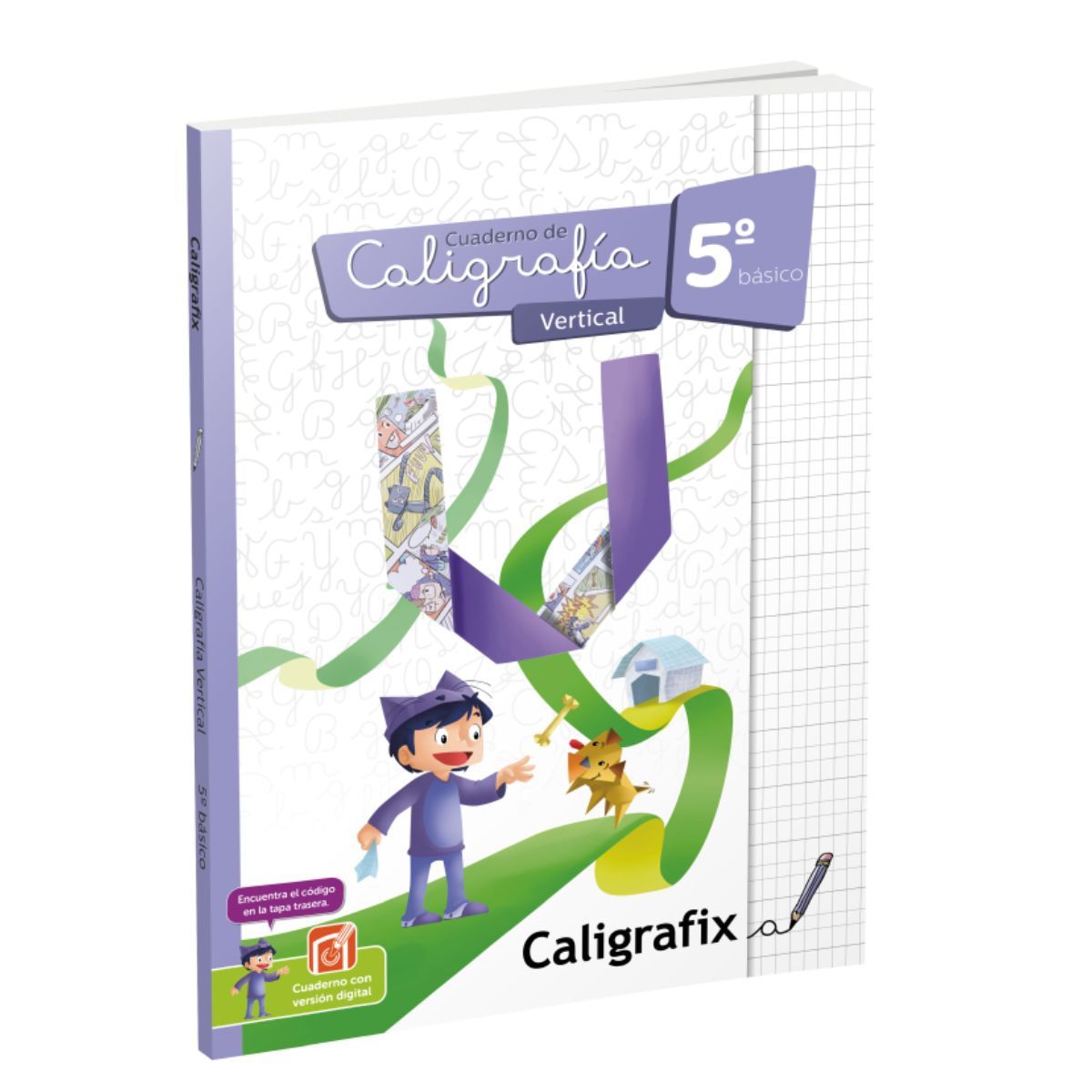 CALIGRAFIX - Caligrafía Vertical Quinto Básico Caligrafix C50v