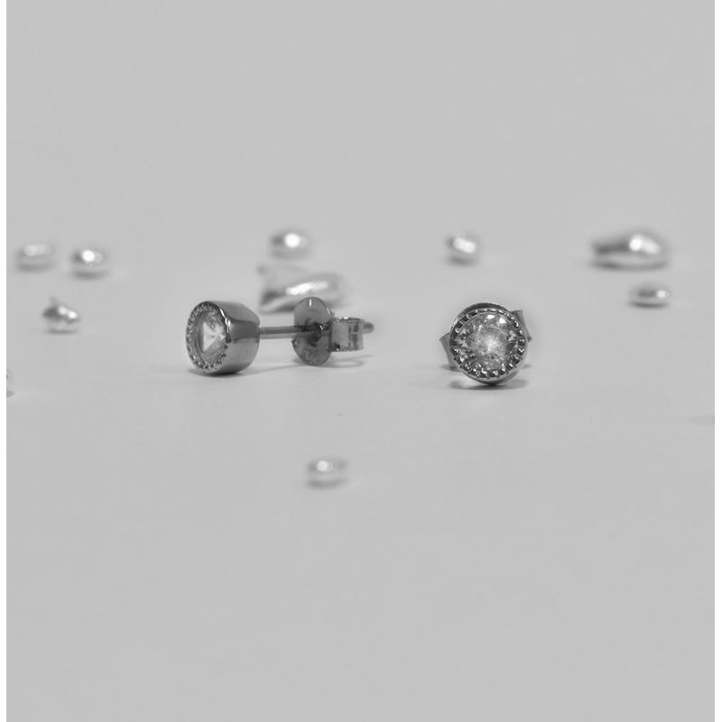 ROSETT - Aros punto de luz Plata ley 925