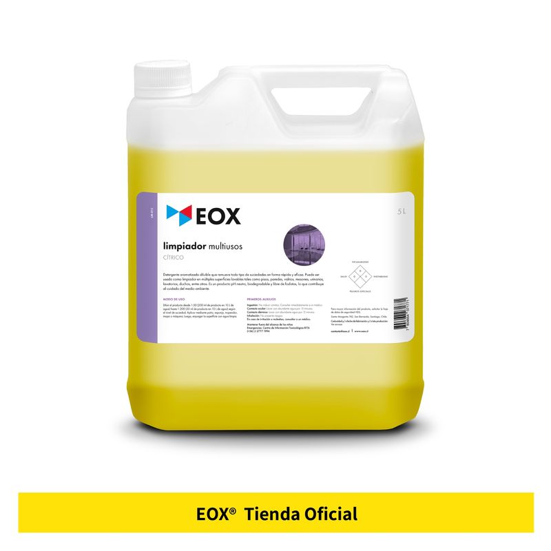 GENERICO - Limpiador Para Pisos y Superficies Cítrico Eox 5 L