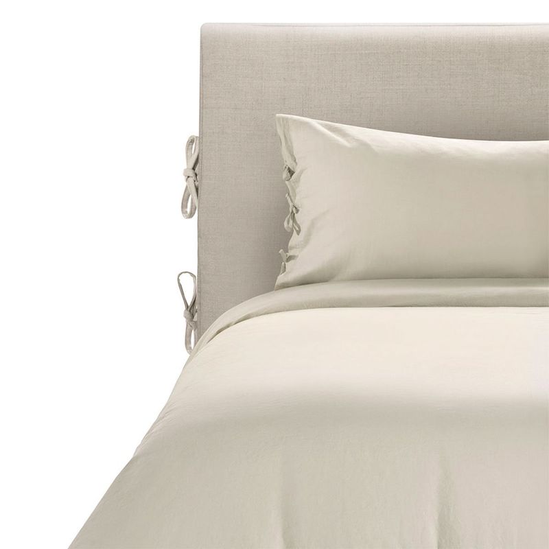 ROSEN - Funda Plumón Rosen Lino-Algodón Pure Liso King Arena