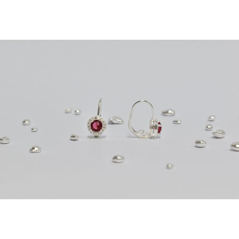 ROSETT - Aro lady di redondo con gancho ballestilla Plata ley 925