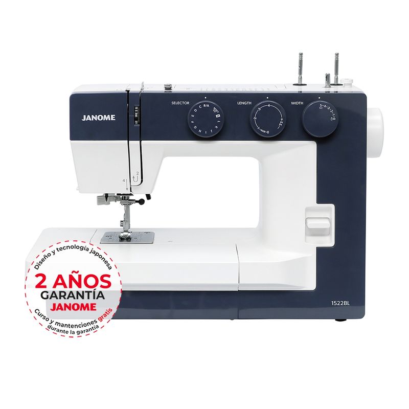 JANOME - Máquina de coser mecánica Janome 1522BL