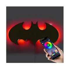 GENERICO - Cuadro Luminoso en forma de Batman
