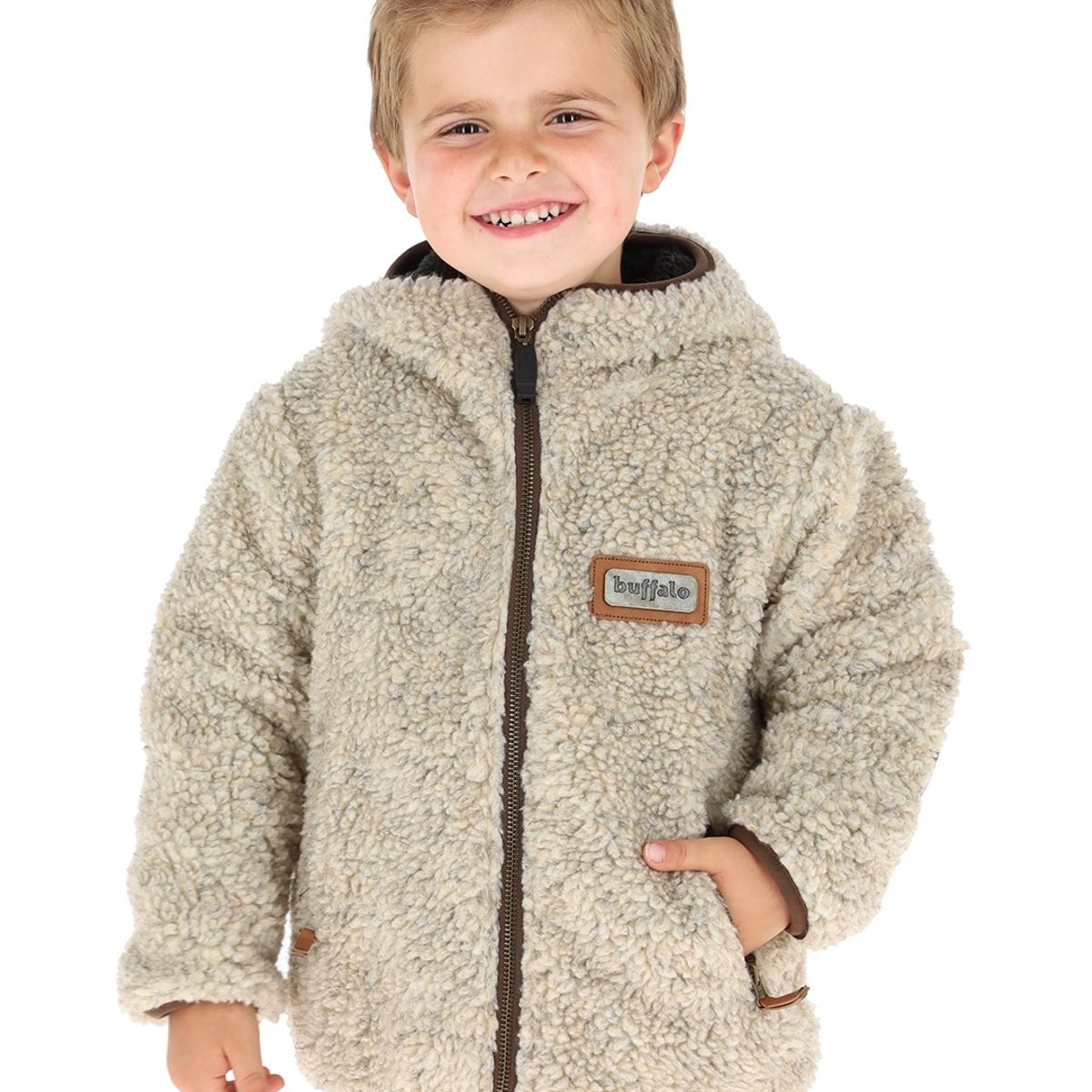 BUFFALO CHILE - Chaqueta Chiporro Lana Jaspeado Niños