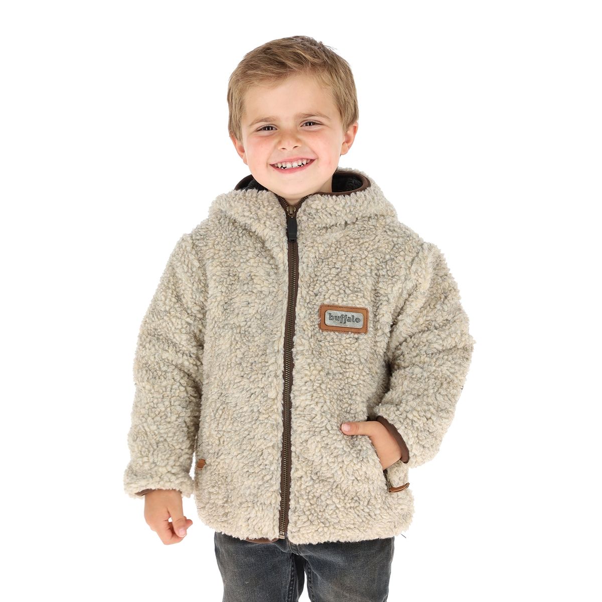 BUFFALO CHILE - Chaqueta Chiporro Lana Jaspeado Niños