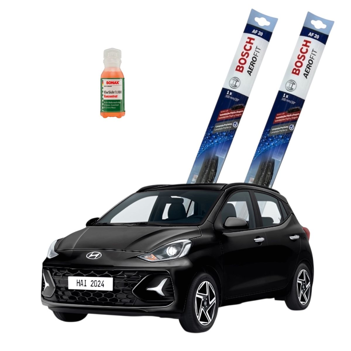 BOSCH - Plumillas Limpiaparabrisas Hyundai Grand i10