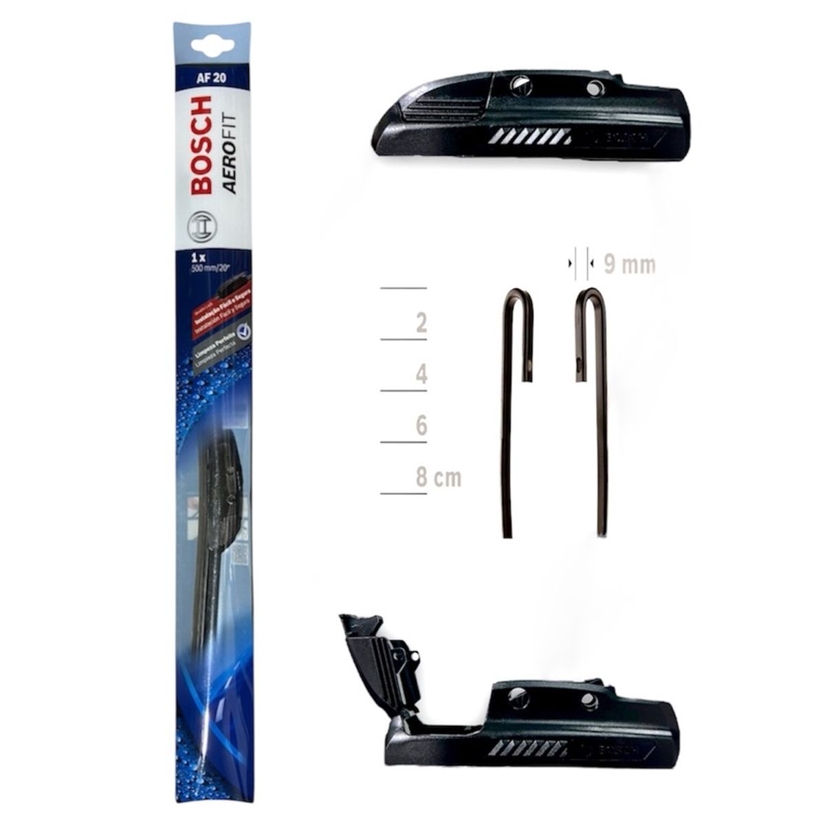 BOSCH - Plumillas Limpiaparabrisas Hyundai Grand i10