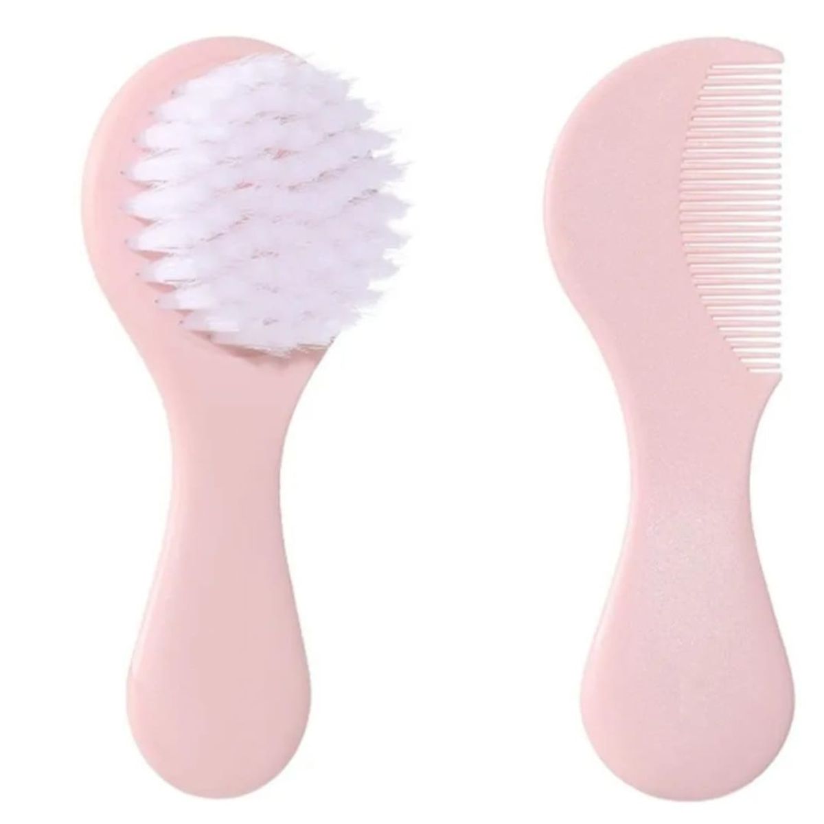 BEBEK - Cepillo y peine extra suave para bebés color Rosado