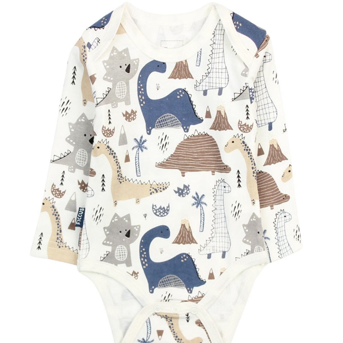 FICCUS - Set Body Newborn Niño M/Larga Jurassic