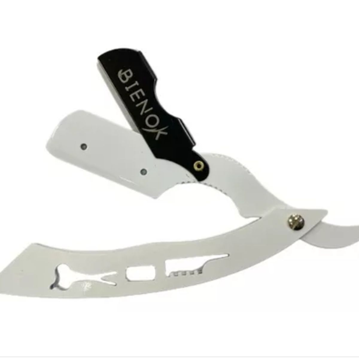 GENERICO - Navaja Navajin Afeitador De Barbero Color Blanco