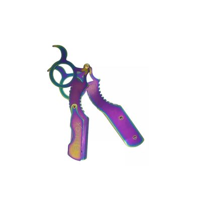 Imagen 2 del producto Navaja Dedo De Acero Inoxidable Tornasol Para Barberia