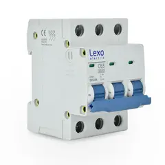 LEXO - INTERRUPTOR AUTOMATICO 3x63A 6KA C