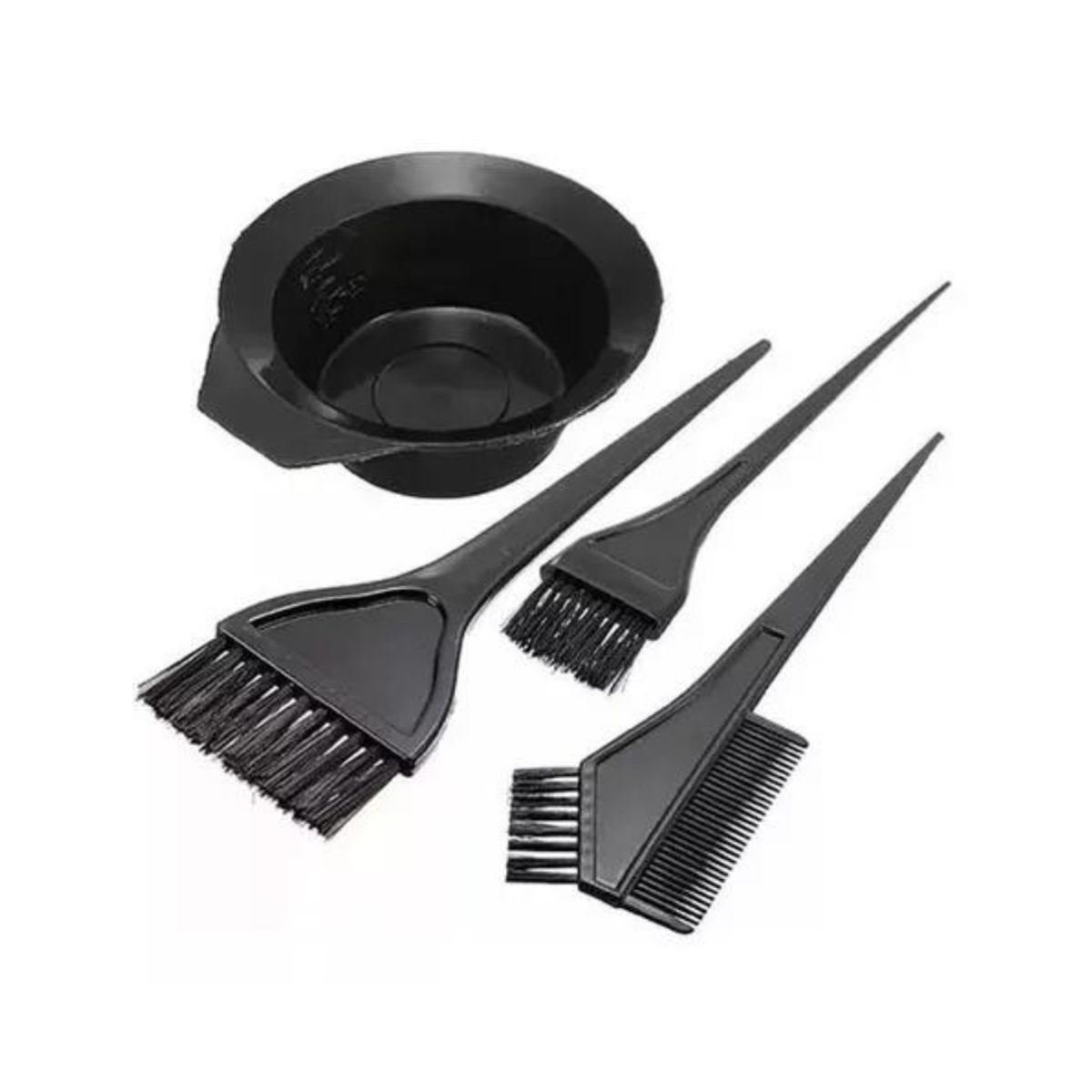 EKOI - Kit De Peluquería Pocillo + 3 Brochas Peluquería Teñir Pelo