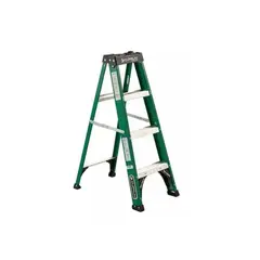 CUPRUM - Escalera Fibra De VidrioTipo Tijera 1.25 Metros 4 Peldaños