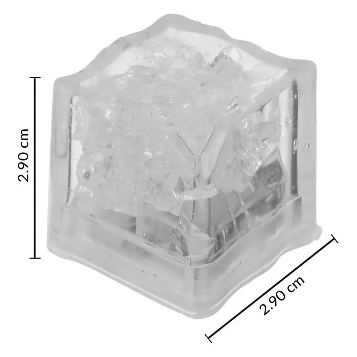 KUANGYE - Hielos Led Con Luces 12 Unidades / Fiesta Fluor