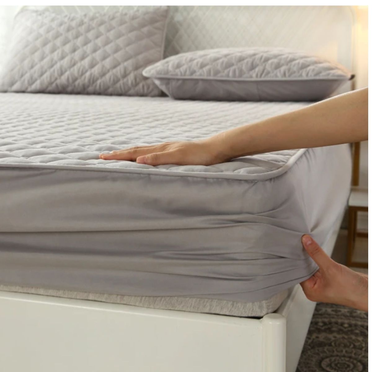 GENERICO - Cubrecolchon IMPERMEABLE de 1.5 plazas