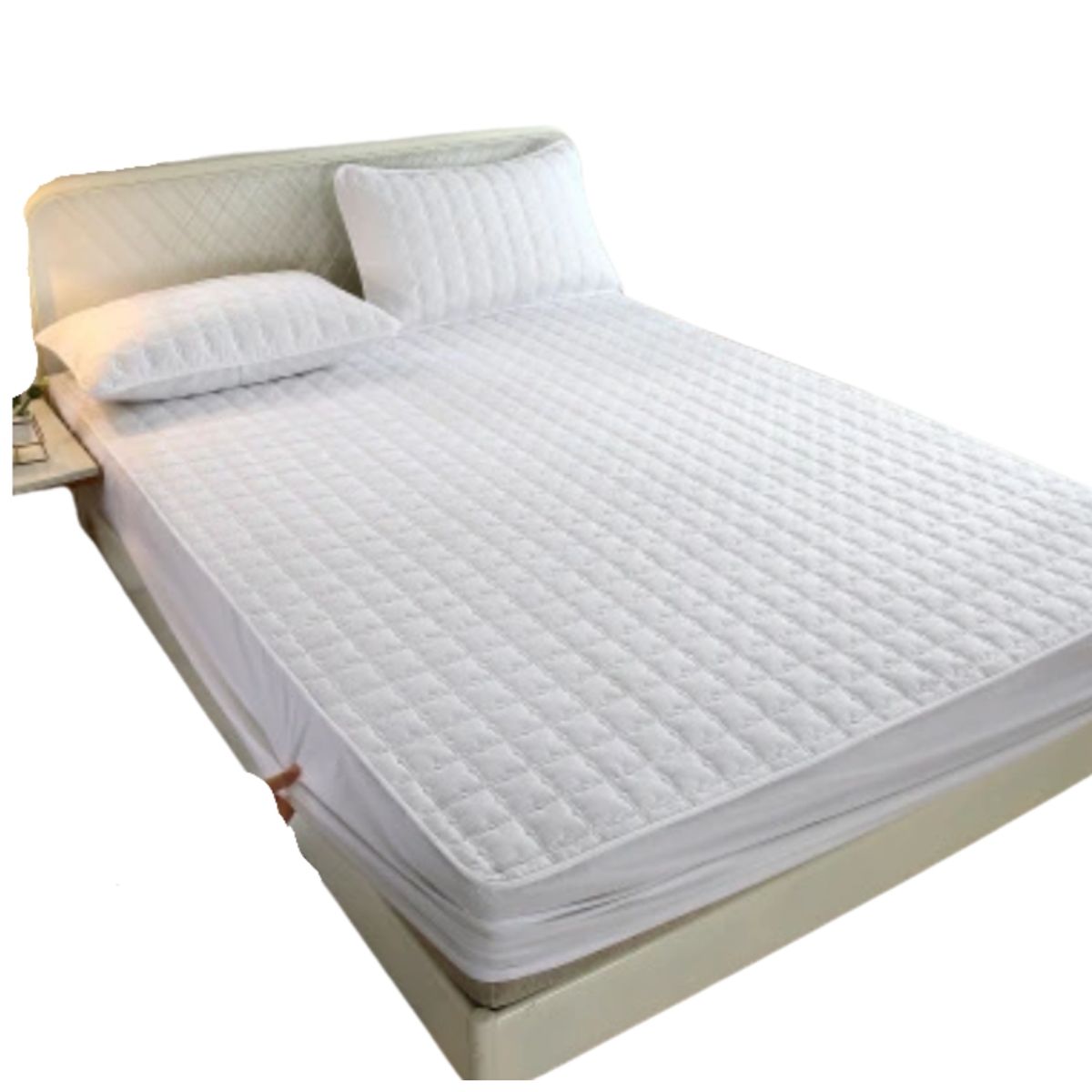 GENERICO - Cubrecolchon IMPERMEABLE de 2 plazas