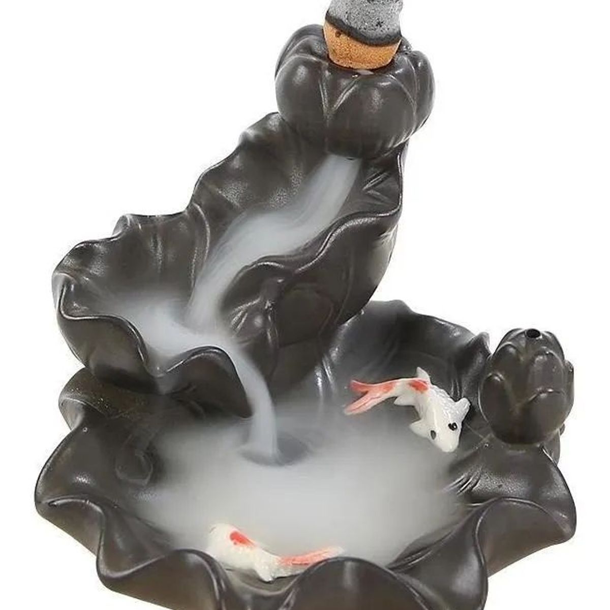 KUANGYE - Porta Incienso Cascada Slow Fish + 10 Inciensos.