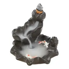 KUANGYE - Porta Incienso Cascada Slow Fish + 10 Inciensos.