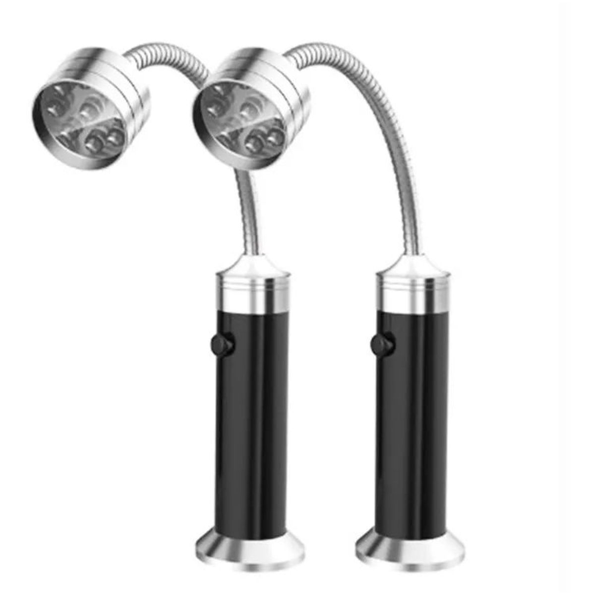 KUANGYE - Set 2 Luces Led Magnéticas Parrilla Con Estuche (a Pilas)