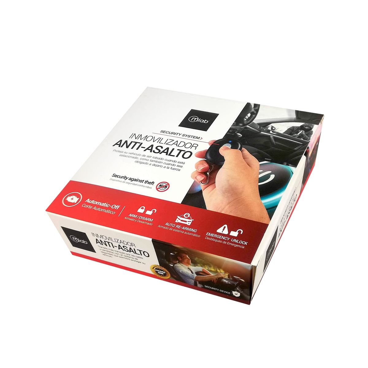 MLAB - Inmovilizador Antiportonazo Control Remoto Mlab