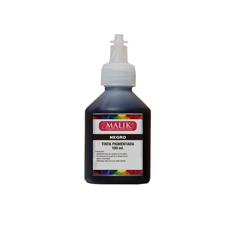 MALIK - Tinta pigmentada Negro T534 compatible para Epson M1180