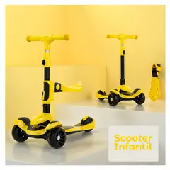 SDFIT - Scooter Infantil AMARILLO