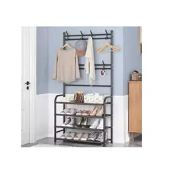 GENERICO - Perchero 3 en 1 Estante Multifuncional Para Abrigos Zapatos Chaquetas