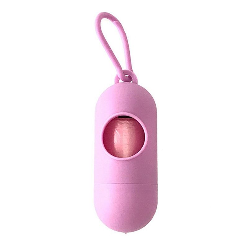 GENERICO - Dispensador de bolsas de basura para mascotas + 2 Rollo