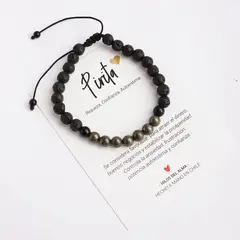 GENERICO - Pulsera de Hombre - Pirita.