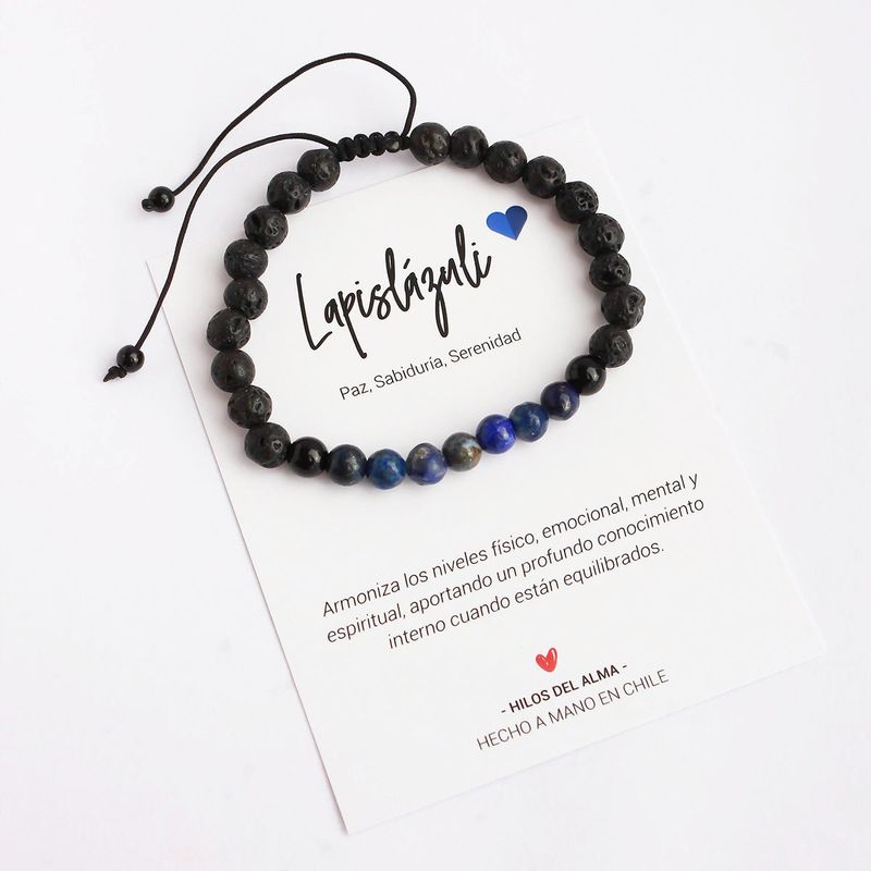 GENERICO - Pulsera de Hombre - Lapislázuli.