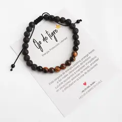 GENERICO - Pulsera de Hombre - Ojo de tigre.
