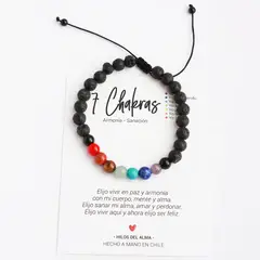 GENERICO - Pulsera de Hombre - 7 chakras.