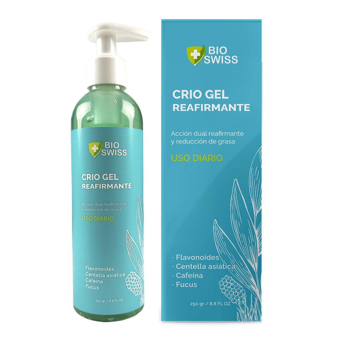 BIO SWISS LAB - CRIO GEL REAFIRMANTE 250 ml
